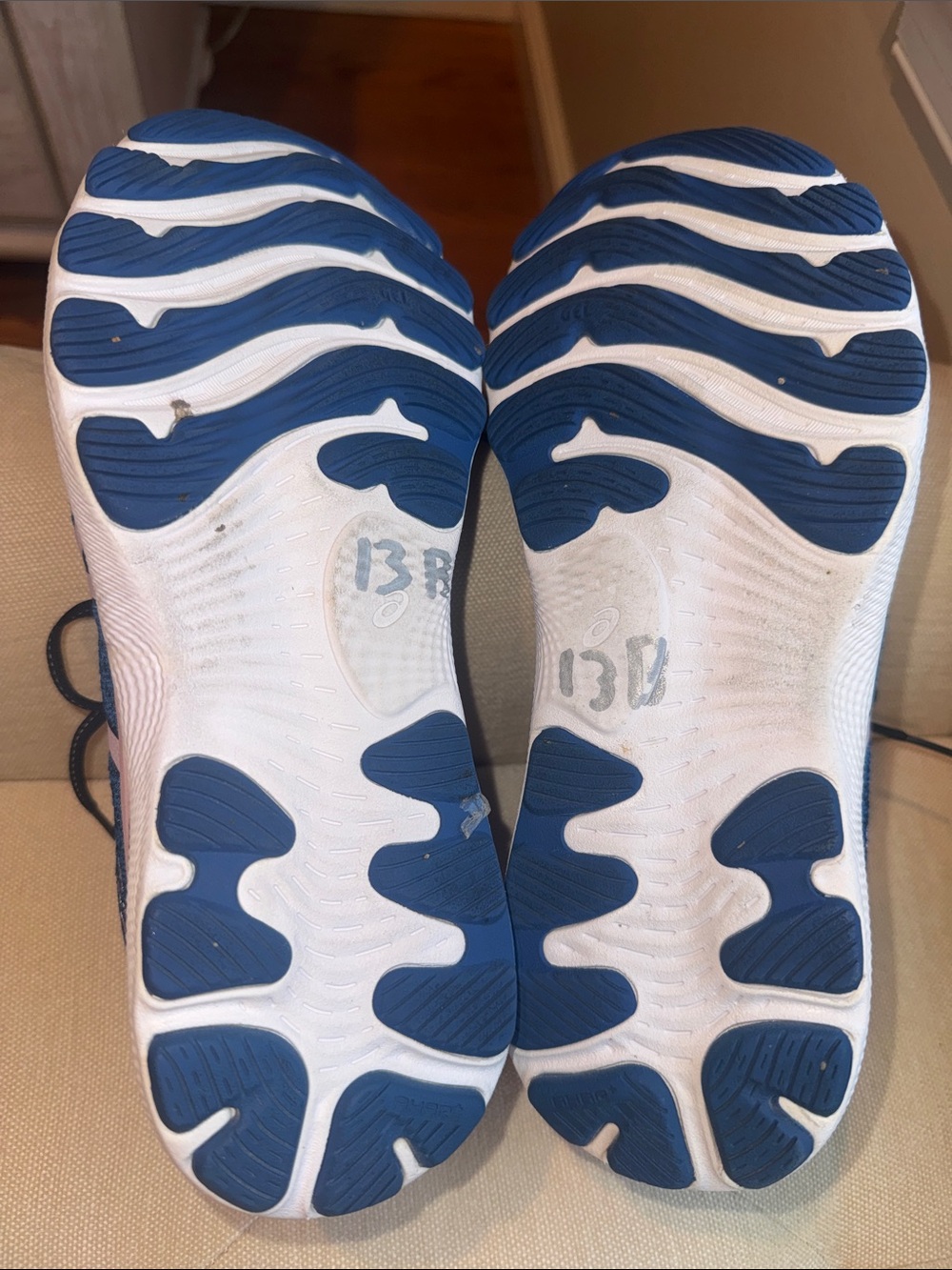 ASICS Women's Gel-Nimbus 24 Navy & Pink Running Sneakers - Picture 9 of 9